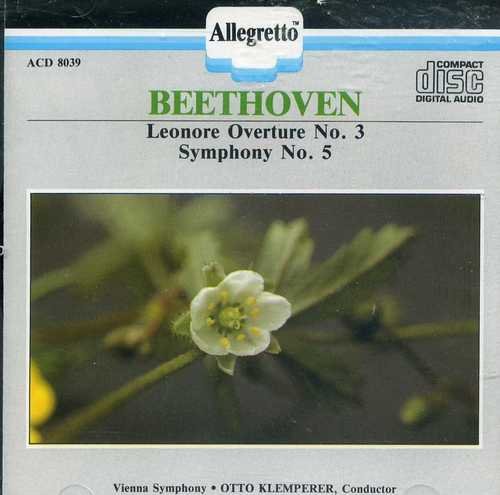 L.V. Beethoven/Sym 5/Leonore 3 Ovt@Klemperer/Vienna Sym Orch
